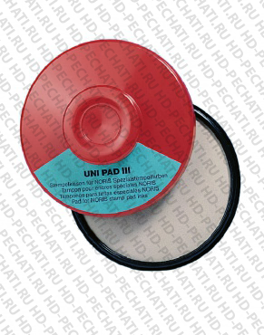 UNIPAD III штемпельная подушка круглая